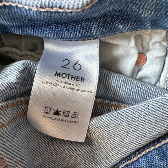 Mother The Weekender Mid-Rise Bootcut blue Jeans NEW - Picture 9 of 9